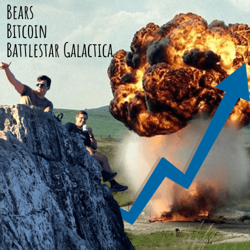 Bears, Bitcoin, Battlestar Gallactica